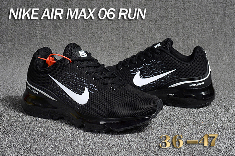Women Nike Air Max06 Run Black White Shoes